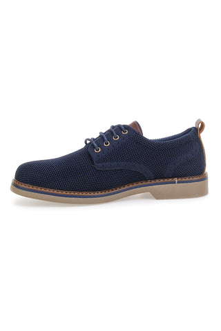Navy čevlji z vezalkami Longford 6Y99891