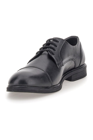 Pittarello class 2012 črni usnjeni čevlji z vezalkami