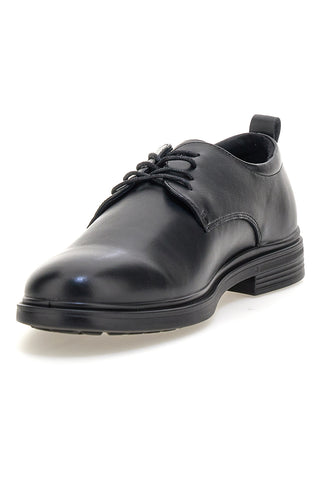 Elegantni črni čevlji s čipkami Longford 9007