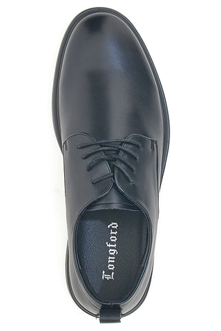 Elegantni črni čevlji s čipkami Longford 9007