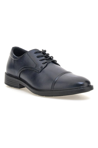 Elegantni modri čevlji Longford 9010 z vezalkami