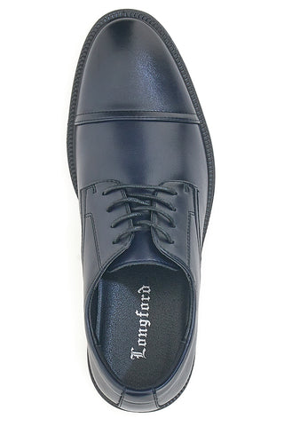Elegantni modri čevlji Longford 9010 z vezalkami