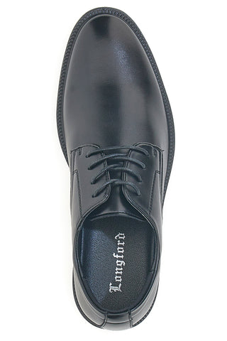 Elegantni črni čevlji z vezalkami Longford 9012