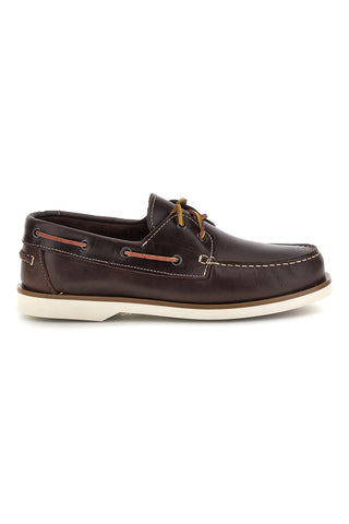 Mocassini marroni in vera pelle Pittarello Ptr 10