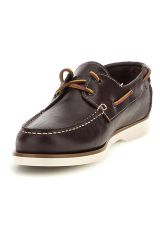 Mocassini marroni in vera pelle Pittarello Ptr 10