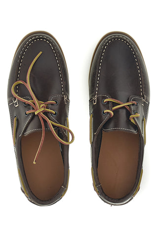 Mocassini marroni in vera pelle Pittarello Ptr 10