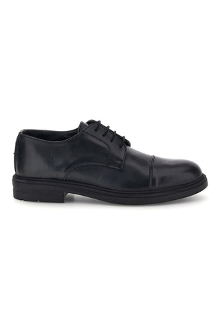 Scarpe stringate nere in vera pelle Pittarello focus 222