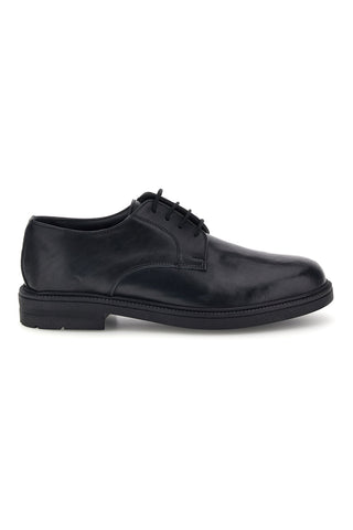 Scarpe stringate nere in vera pelle Pittarello focus 220