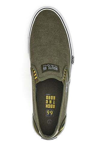 Superge Slip-on Route 66 21808 Military Green