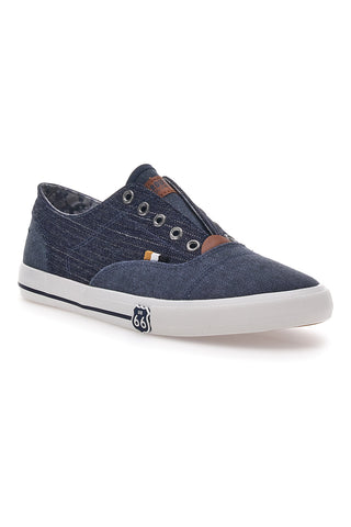 Modri jeans slip-on superge brez vezalk Route 66 01819