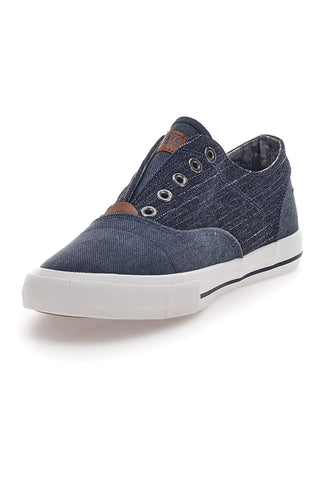 Modri jeans slip-on superge brez vezalk Route 66 01819