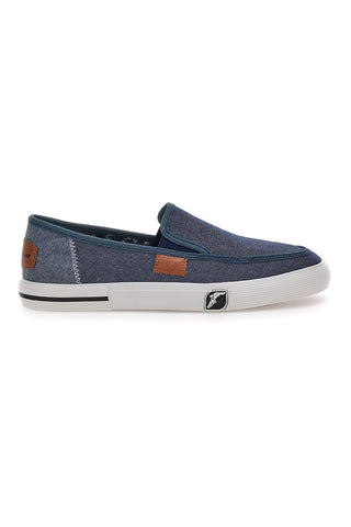 Modre superge Slip-On iz platna Goodyear 41037
