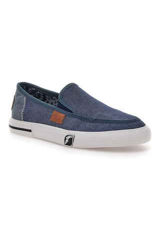 Modre superge Slip-On iz platna Goodyear 41037