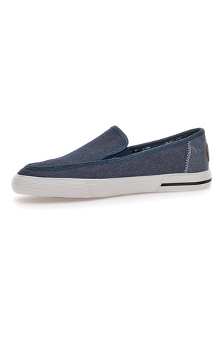 Modre superge Slip-On iz platna Goodyear 41037