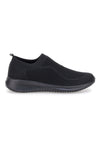 Črni slip-on superge iz mrežastega materiala W Max 400