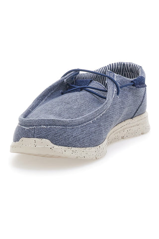 Mokasini Navy z elastičnim vrvico SEVENOAKS PK1147L