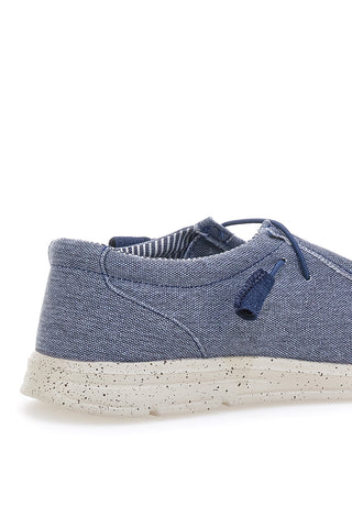 Mokasini Navy z elastičnim vrvico SEVENOAKS PK1147L