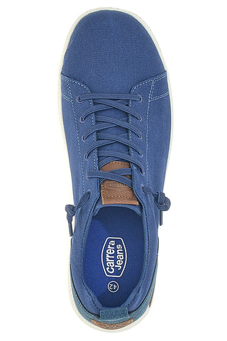 Čevlji z vezalkami Navy s tkanino CARRERA CAM11102C