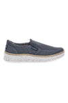 Mokasini Jeans z okrasno rafijo MAX DILLAN DAVID TWILL