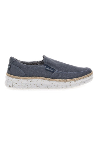 Mokasini Jeans z okrasno rafijo MAX DILLAN DAVID TWILL