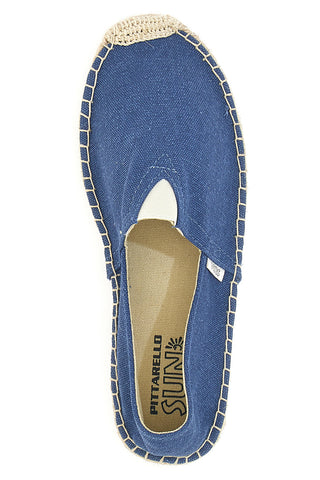 Modre espadrile iz tkanine s podplatom iz vrvi PITTARELLO SUN SGMS2510
