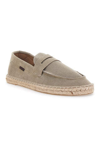 Bež mokasini Espadrillas iz tkanine s podplatom iz vrvi PITTARELLO SUN SG24L313