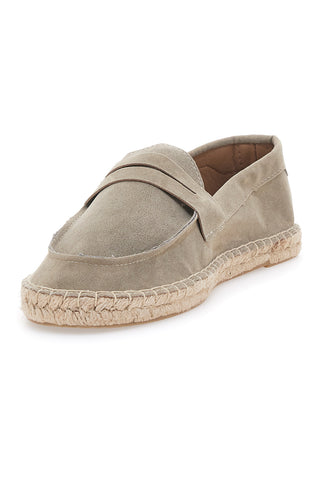 Bež mokasini Espadrillas iz tkanine s podplatom iz vrvi PITTARELLO SUN SG24L313