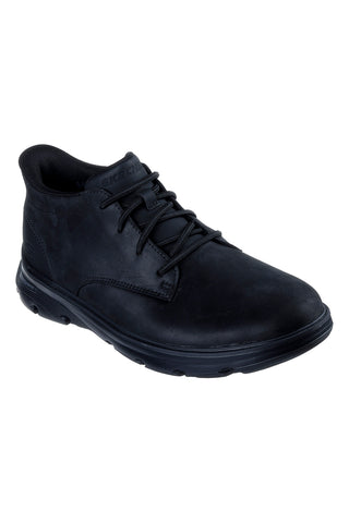 Črni čevlji iz tehničnega materiala z vložkom Arch Fit Skechers Garza Ridley