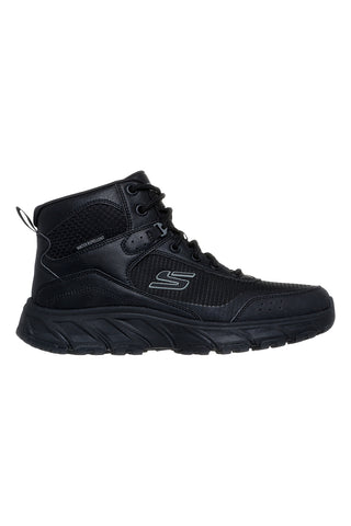 Črni vodoodporni čevlji z Memory Foam Skechers Hillcrest 2.0 Woodrock Peak