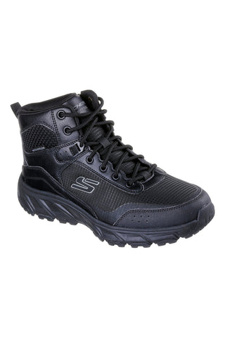 Črni vodoodporni čevlji z Memory Foam Skechers Hillcrest 2.0 Woodrock Peak