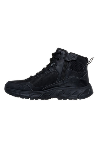 Črni vodoodporni čevlji z Memory Foam Skechers Hillcrest 2.0 Woodrock Peak