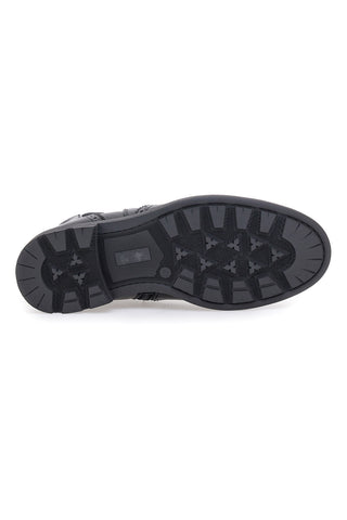Črni usnjeni čevlji Beatles z brogue obdelavo Jerpoint 9Y1736