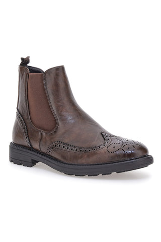 Rjavi čevlji Beatles z brogue obdelavo Jerpoint 9Y1736