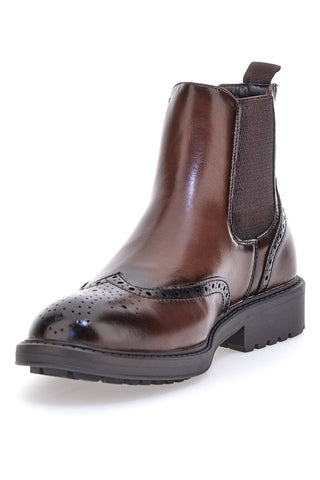 Rjavi čevlji beatles z brogue obdelavo Johes land 1681312