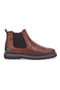 Rjavi čevlji Beatles Chelsea boots iz pravega usnja s podplatom Pittarello Eco 252480052