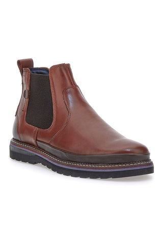 Rjavi čevlji Beatles Chelsea boots iz pravega usnja s podplatom Pittarello Eco 252480052