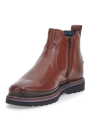 Rjavi čevlji Beatles Chelsea boots iz pravega usnja s podplatom Pittarello Eco 252480052