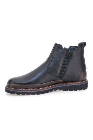 Čevlji Beatles Chelsea boots rjavi in črni iz pravega usnja s podplatom Pittarello Eco 252480052