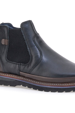 Čevlji Beatles Chelsea boots rjavi in črni iz pravega usnja s podplatom Pittarello Eco 252480052