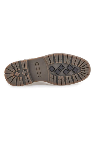 Rjavi čevlji Chelsea z ojačanim podplatom Cotton belt HARVARD CRAZY