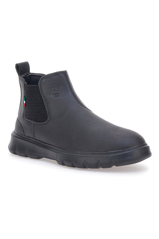 Črni elastični gležnarji Marina militare MM984