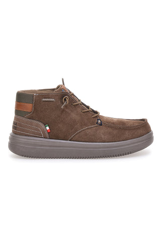 Rjavi usnjeni škornji Marina Militare MM1706