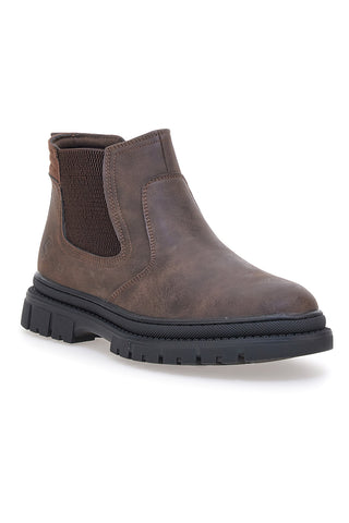 Rjavi čevlji Beatles z elastičnimi vstavki Canguro CA877