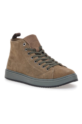 Sneakers taupe iz semiša z gumijasto podplatom Canguro CA817