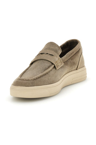 Mocassini beige in tessuto Wrangler 2026103538F