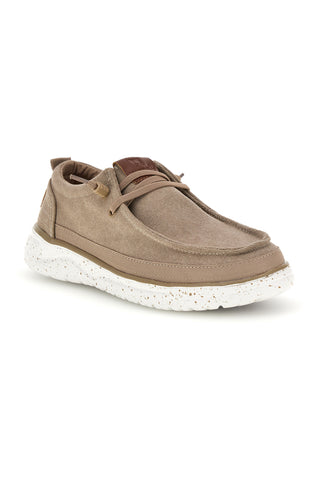 Mocassini beige in tessuto Wrangler 2026103638F
