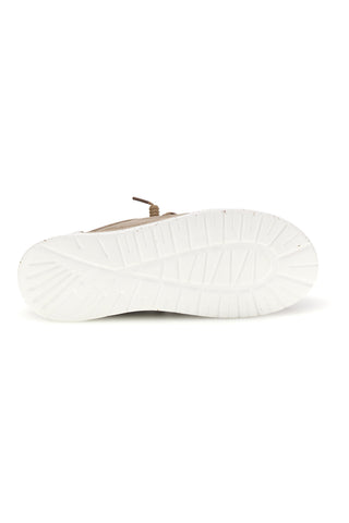 Mocassini beige in tessuto Wrangler 2026103638F