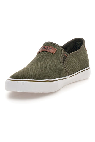 Sneakers verde scuro slip-on Route 66 RO01805