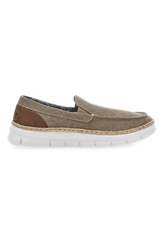 Taupe mokasini iz blaga s kontrastno peto Max dillan MXM518A66