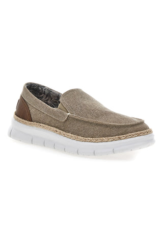 Taupe mokasini iz blaga s kontrastno peto Max dillan MXM518A66
